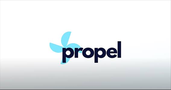 Propel logo.