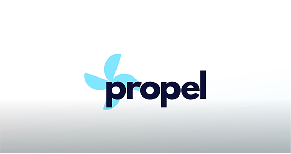 Propel logo.